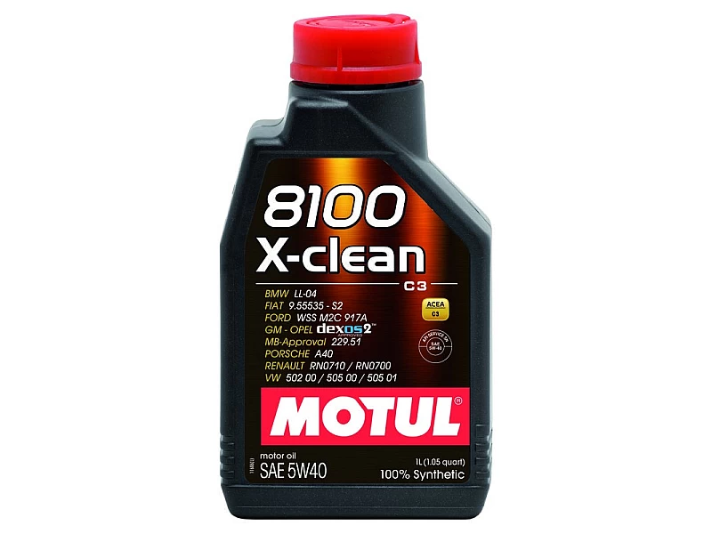 Масло MOTUL 8100 X-CLEAN 5W-40 1L