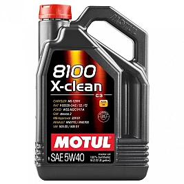 Масло MOTUL 8100 X-CLEAN 5W-40 5L