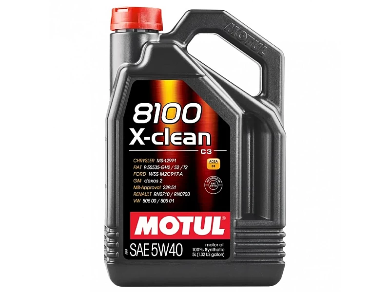 Масло MOTUL 8100 X-CLEAN 5W-40 5L