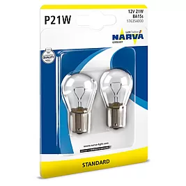 Блистер Крушки NARVA P21W 12V 2бр