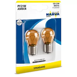 Блистер Крушки NARVA PY21W 12V 2бр