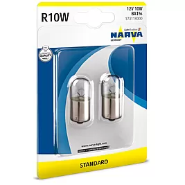 Блистер Крушки NARVA R10W 12V 10W 2бр