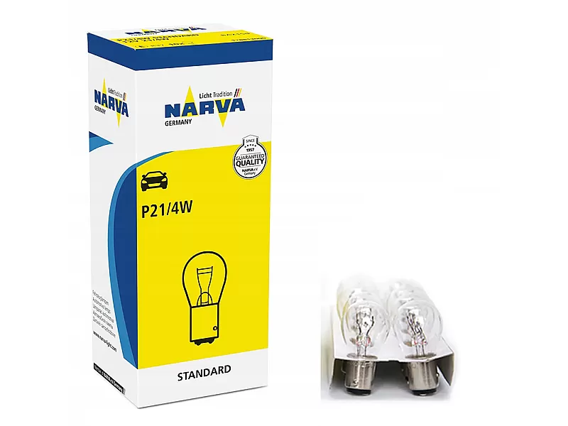 Крушки NARVA P21/4W 12V 10бр 17881 Крушки NARVA P21/4W 12V 10бр