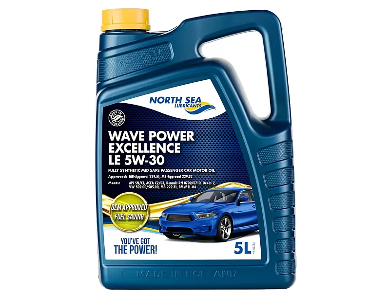 Масло NORTH SEA WAVE POWER EXCELLENCE LE 5W-30 5L Масло NORTH SEA WAVE POWER EXCELLENCE LE 5W-30 5L
