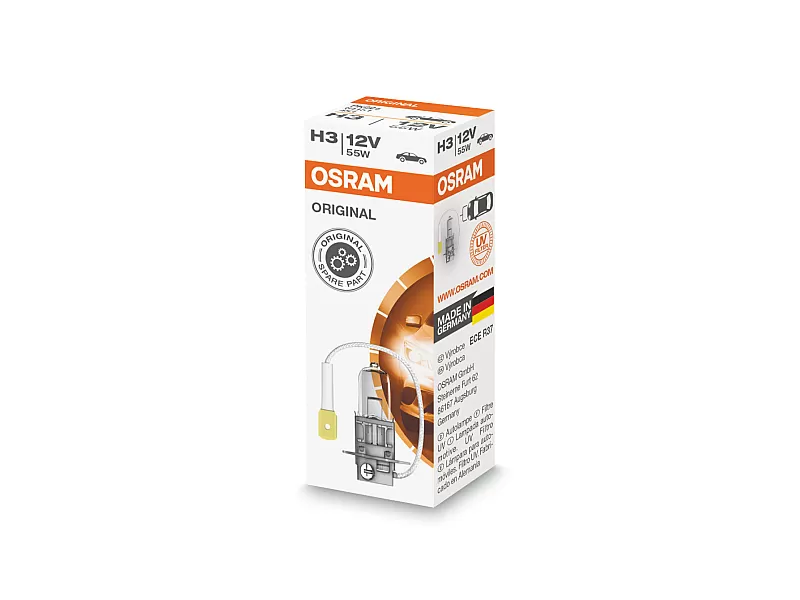 Крушка OSRAM 12V H3 55 W ORIGINAL 1бр. кутия 64151 Крушка OSRAM 12V H3 55 W ORIGINAL 1бр. кутия