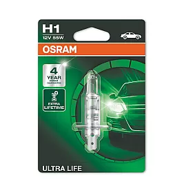 Крушки OSRAM 12V H1 55 W ULTRA LIFE  1 бр. блистер