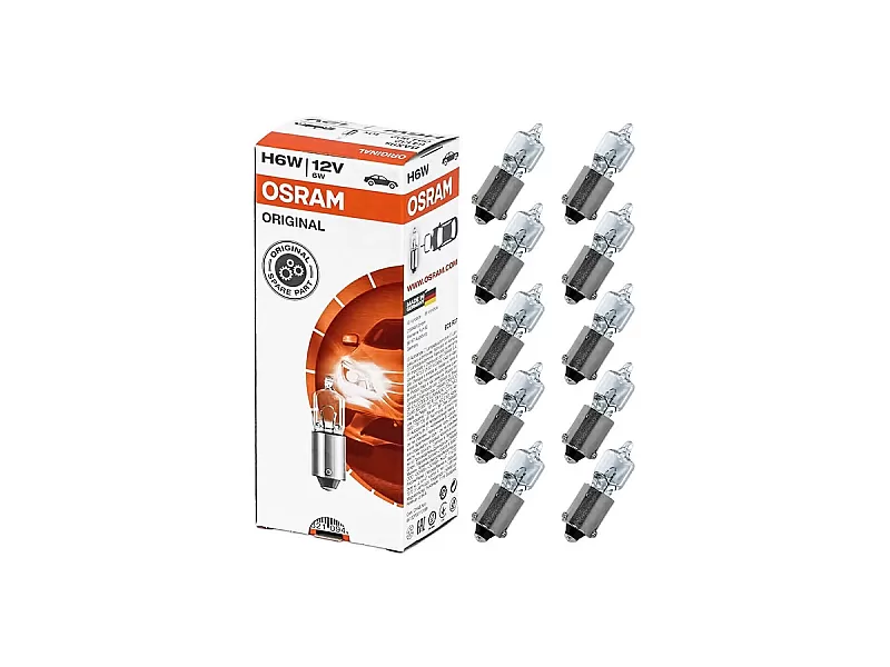 Крушки OSRAM 12V H6W ORIGINAL 10 бр. 64132 Крушки OSRAM 12V H6W ORIGINAL 10 бр.