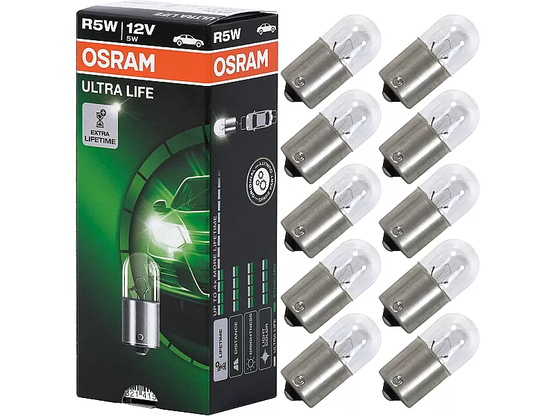 Крушки OSRAM 12V R5W ULTRA LIFE 10 бр. 5007ULT Крушки OSRAM 12V R5W ULTRA LIFE 10 бр.