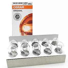 Крушки OSRAM 12V W21/5W ORIGINAL 10 бр. 