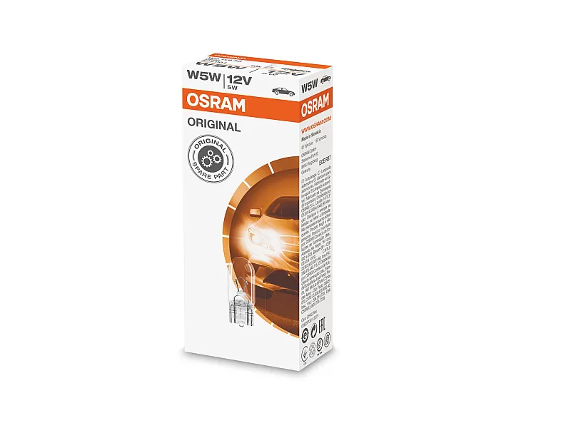 Крушки OSRAM 12V W5W ORIGINAL 10 бр. 2825 Крушки OSRAM 12V W5W ORIGINAL 10 бр.