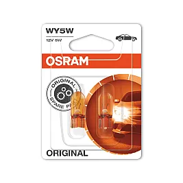 Крушки OSRAM 12V WY5W ORIGINAL 2 бр. блистер