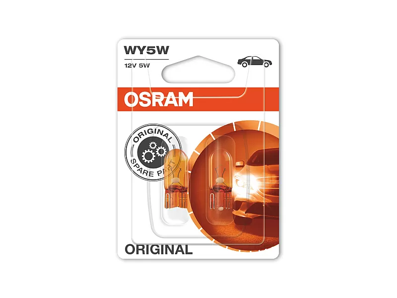 Крушки OSRAM 12V WY5W ORIGINAL 2 бр. блистер 2827NA-02B Крушки OSRAM 12V WY5W ORIGINAL 2 бр. блистер