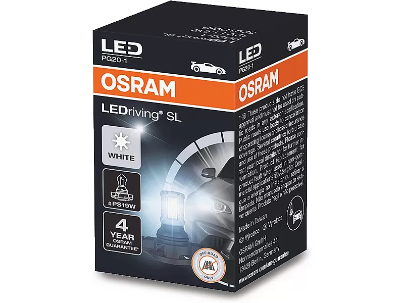 Крушки OSRAM LEDRIVING SL PS19W, 12V, 1,8W 1бр. 5201DWP Крушки OSRAM LEDRIVING SL PS19W, 12V, 1,8W 1бр.