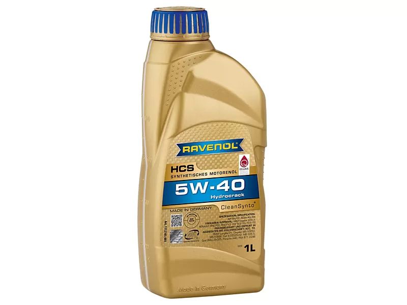 Масло RAVENOL HCS 5W-40 1L Масло RAVENOL HCS 5W-40 1L