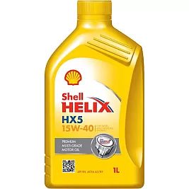 Масло SHELL HELIX HX5 15W-40 1L