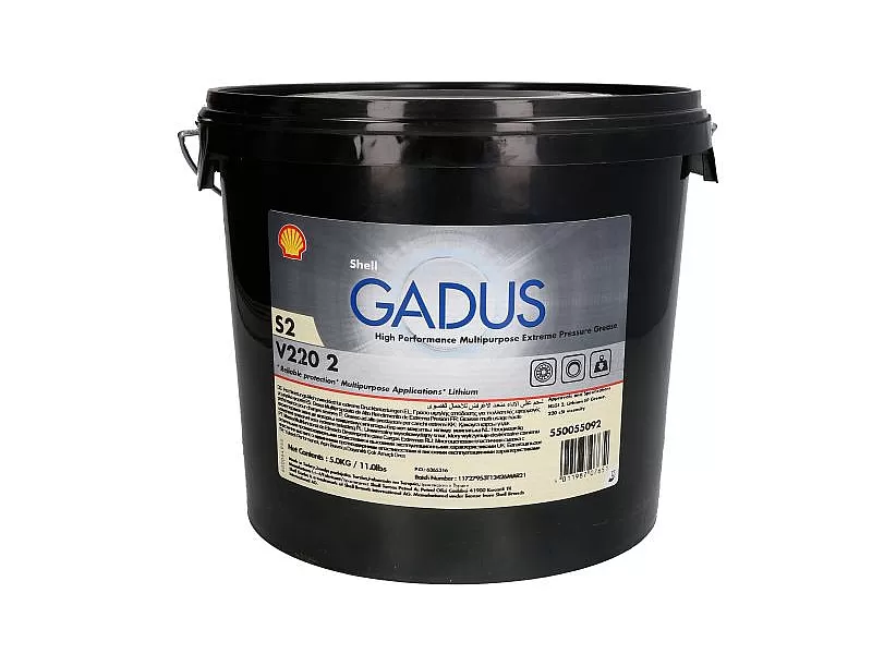 Универсална литиева грес SHELL GADUS S2 V220 2 5 KG Универсална литиева грес SHELL GADUS S2 V220 2 5 KG