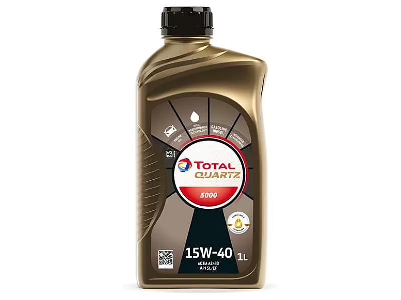 Масло TOTAL QUARTZ 5000 15W-40 1L Масло TOTAL QUARTZ 5000 15W-40 1L