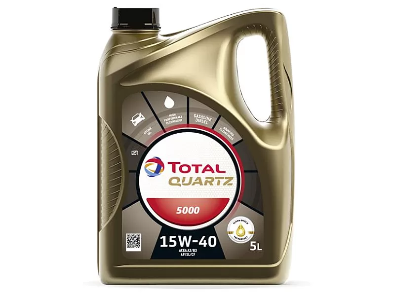 Масло TOTAL QUARTZ 5000 15W-40 5L Масло TOTAL QUARTZ 5000 15W-40 5L