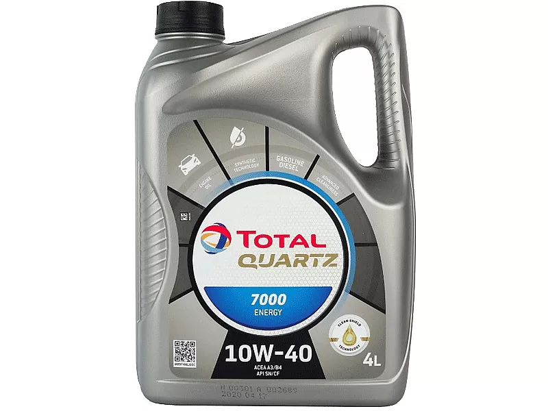 Масло TOTAL QUARTZ 7000 10W-40 4L Масло TOTAL QUARTZ 7000 10W-40 4L