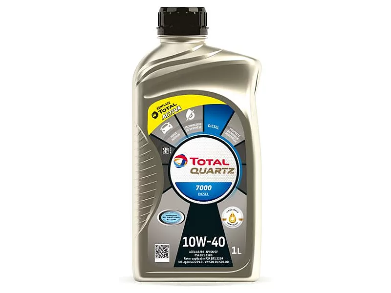 Масло TOTAL QUARTZ 7000 Diesel 10W-40 1L Масло TOTAL QUARTZ 7000 Diesel 10W-40 1L