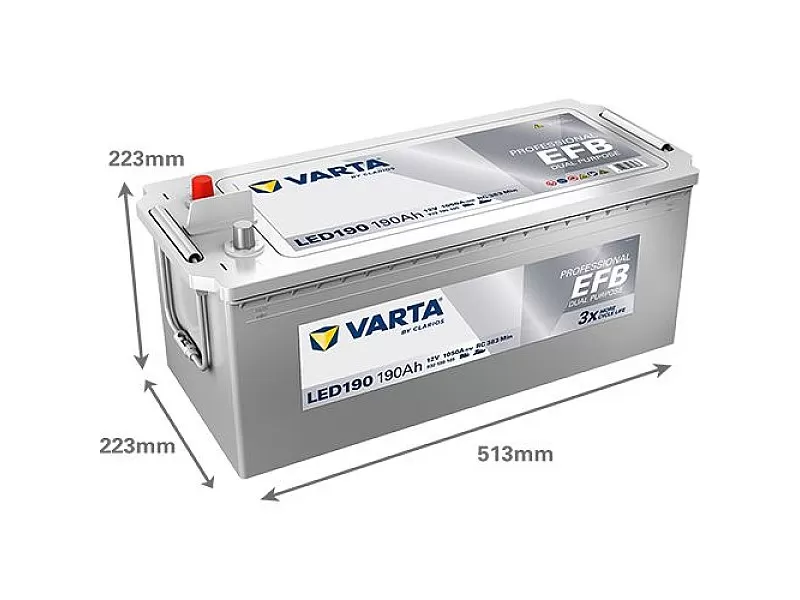 Акумулатор Varta Pro Dual Purpose 12V 180Ah 1000A LFD180 Л+ 252874 Акумулатор Varta Pro Dual Purpose 12V 180Ah 1000A LFD180 Л+