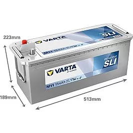Акумулатор Varta Promotive SLI 12V 154AH 1000A M11 Л+