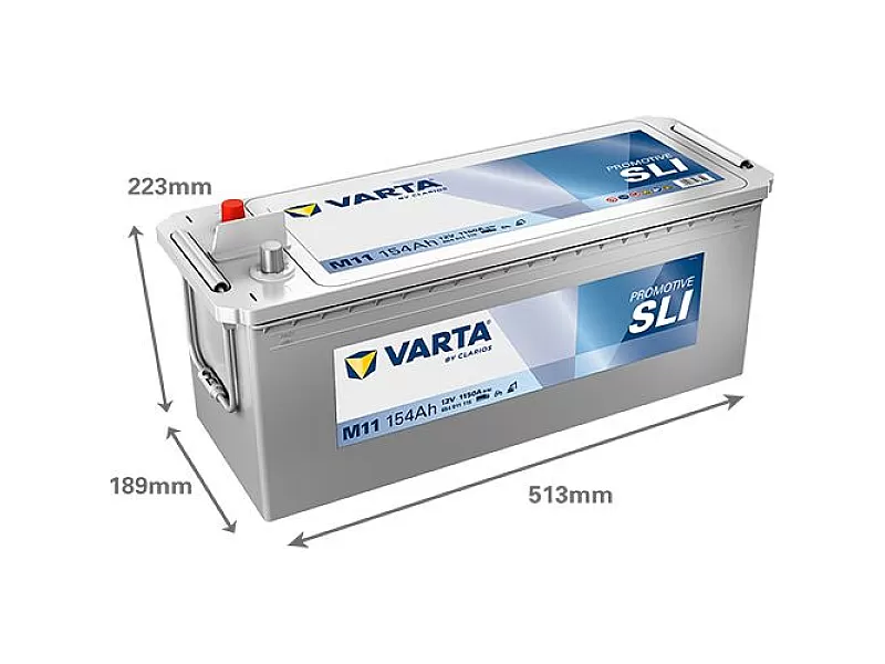 Акумулатор Varta Promotive SLI 12V 154AH 1000A M11 Л+ 654011115 Акумулатор Varta Promotive SLI 12V 154AH 1000A M11 Л+