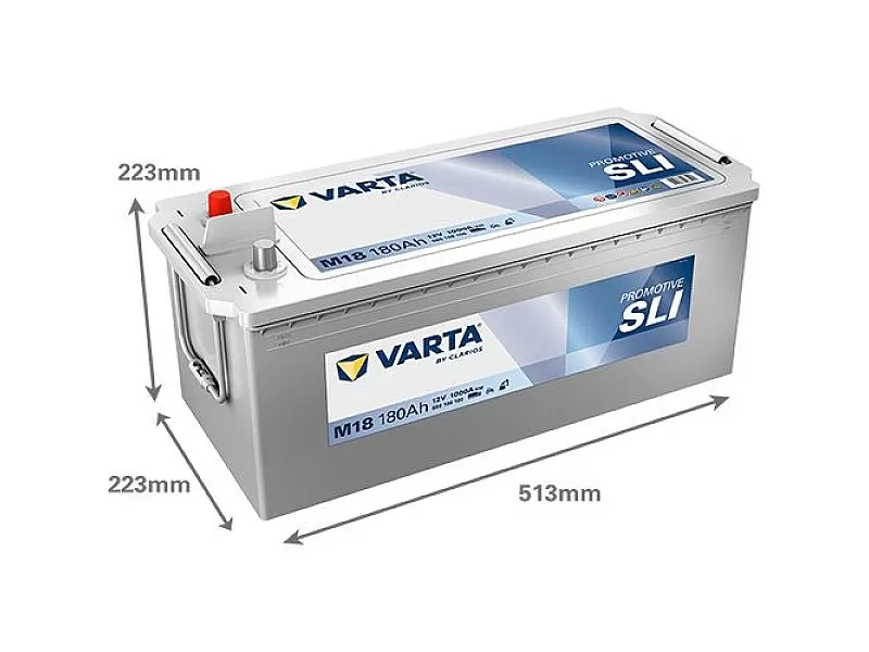 Акумулатор Varta Promotive Silver 12V 180AH 1000A M18 Л+ 7833 Акумулатор Varta Promotive Silver 12V 180AH 1000A M18 Л+