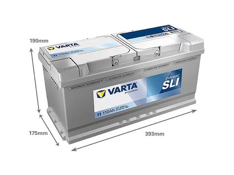 Акумулатор Varta Dynamic SLI 12V 110AH 920A I1 Д+ 610402092 Акумулатор Varta Dynamic SLI 12V 110AH 920A I1 Д+