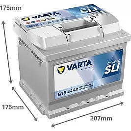 Акумулатор VARTA DYNAMIC SLI B18 44AH 440A R+ Акумулатор VARTA DYNAMIC SLI B18 44AH 440A R+