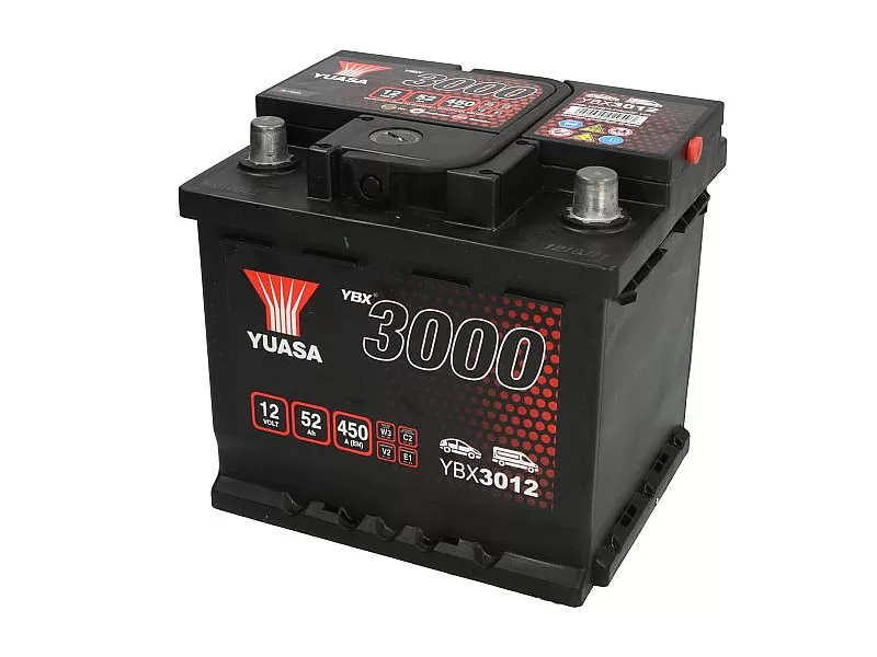 Акумулатор YUASA YBX3012 12V 52Ah 450A SMF YBX3012 Акумулатор YUASA YBX3012 12V 52Ah 450A SMF