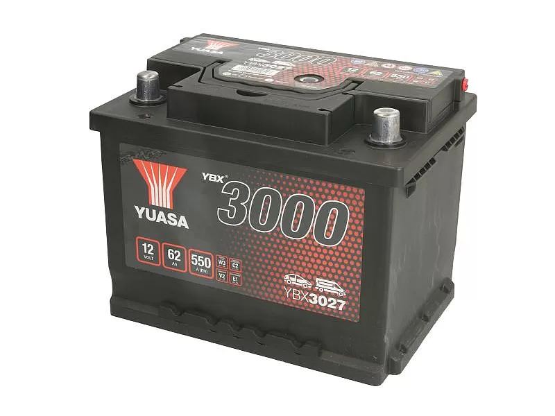 Акумулатор YUASA YBX3027 12V 62Ah 550A SMF YBX3027 Акумулатор YUASA YBX3027 12V 62Ah 550A SMF