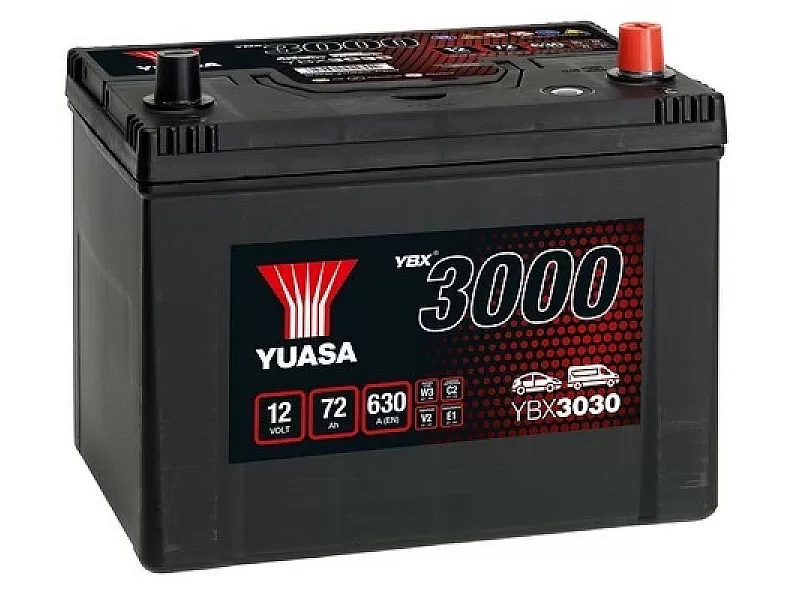 Акумулатор YUASA YBX3030 12V 72Ah 630A SMF YBX3030 Акумулатор YUASA YBX3030 12V 72Ah 630A SMF