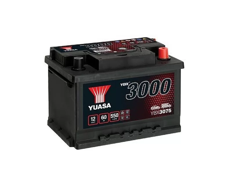 Акумулатор YUASA YBX3075 12V 60Ah 550A SMF YBX3075 Акумулатор YUASA YBX3075 12V 60Ah 550A SMF