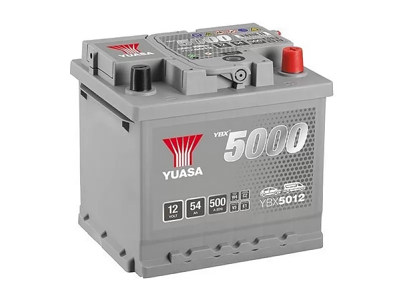 Акумулатор YUASA YBX5012 12V 54Ah 500A SMF HP YBX5012 Акумулатор YUASA YBX5012 12V 54Ah 500A SMF HP