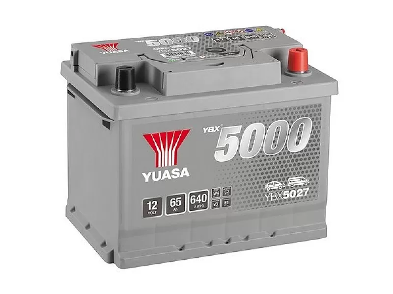 Акумулатор YUASA YBX5027 12V 65Ah 640A SMF HP YBX5027 Акумулатор YUASA YBX5027 12V 65Ah 640A SMF HP
