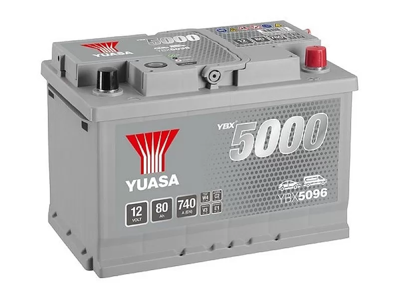 Акумулатор YUASA YBX5096 12V 80Ah 740A SMF HP YBX5096 Акумулатор YUASA YBX5096 12V 80Ah 740A SMF HP