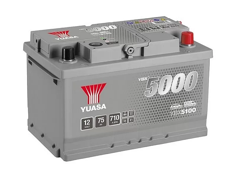 Акумулатор YUASA YBX5100 12V 75Ah 710A SMF HP YBX5100 Акумулатор YUASA YBX5100 12V 75Ah 710A SMF HP
