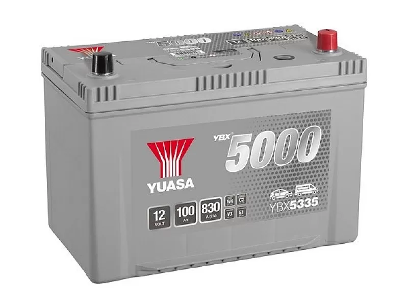 Акумулатор YUASA YBX5335 12V 100Ah 830A SMF HP YBX5335 Акумулатор YUASA YBX5335 12V 100Ah 830A SMF HP
