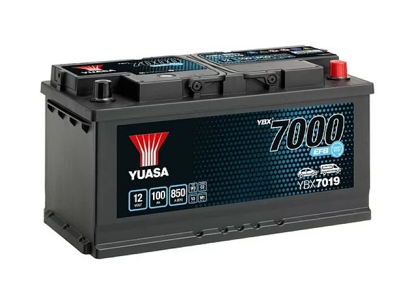 Акумулатор YUASA YBX7019 12V 100Ah 850A EFB Start Stop