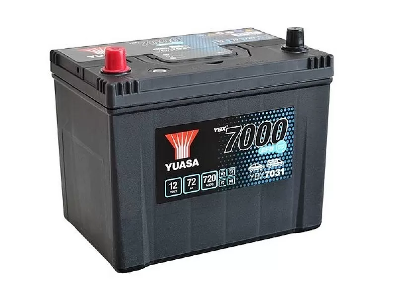 Акумулатор YUASA YBX7031 12V 72Ah 720A EFB Start Stop YBX7031 Акумулатор YUASA YBX7031 12V 72Ah 720A EFB Start Stop