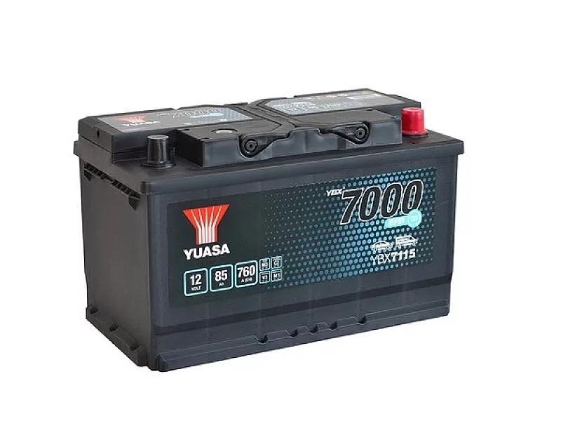 Акумулатор YUASA YBX7115 12V 85Ah 760A EFB Start Stop YBX7115 Акумулатор YUASA YBX7115 12V 85Ah 760A EFB Start Stop