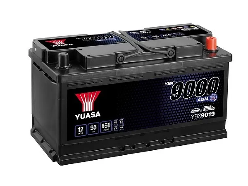 Акумулатор YUASA YBX9019 12V 95Ah 850A AGM Start Stop YBX9019 Акумулатор YUASA YBX9019 12V 95Ah 850A AGM Start Stop