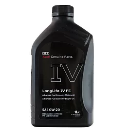 Масло AUDI Long Life IV FE 0W-20 1L