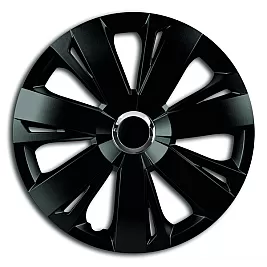Тасове за джанти MEGA DRIVE BLACK WHITH CHROME RING ENERGY 16"