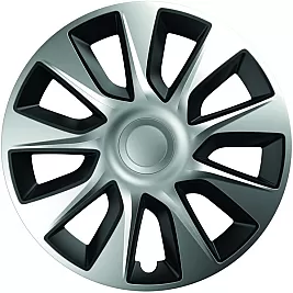Тасове за джанти 16" MegaDrive SILVER&BLACK STRATOS 