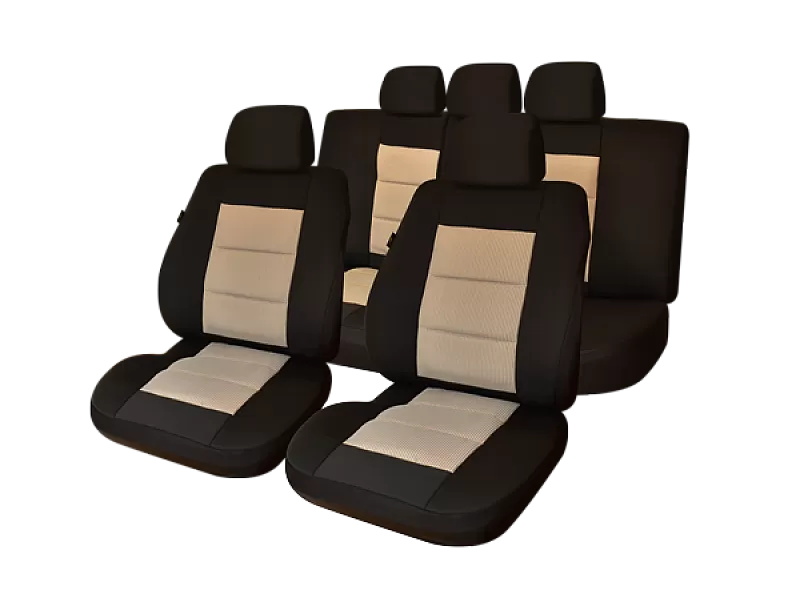Универсални калъфи за седалки PREMIUM LUX BLACK UMB3 - 3