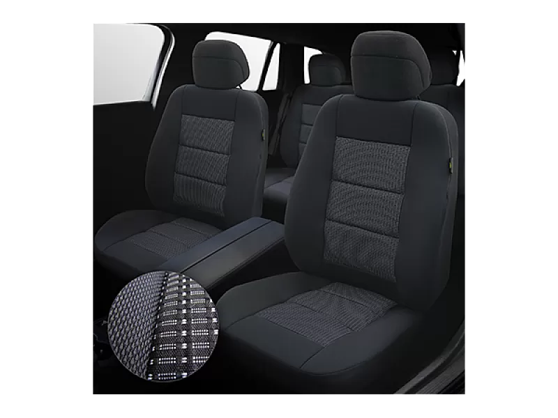 Универсални калъфи за седалки PREMIUM LUX BLACK UMB4 - 3