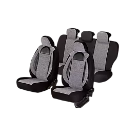 Универсални калъфи за седалки  RACING GRAY - BLACK