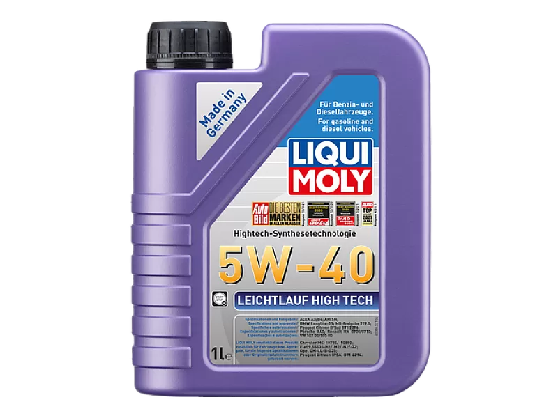 Масло LIQUI MOLY LEICHTLAUF HT 5W-40 A3/B4 1 L Масло LIQUI MOLY LEICHTLAUF HT 5W-40 A3/B4 1 L